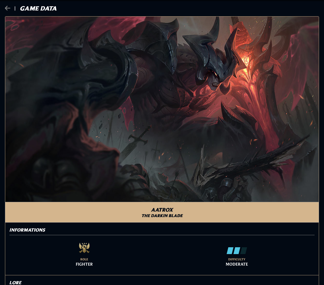Champion & Item Data